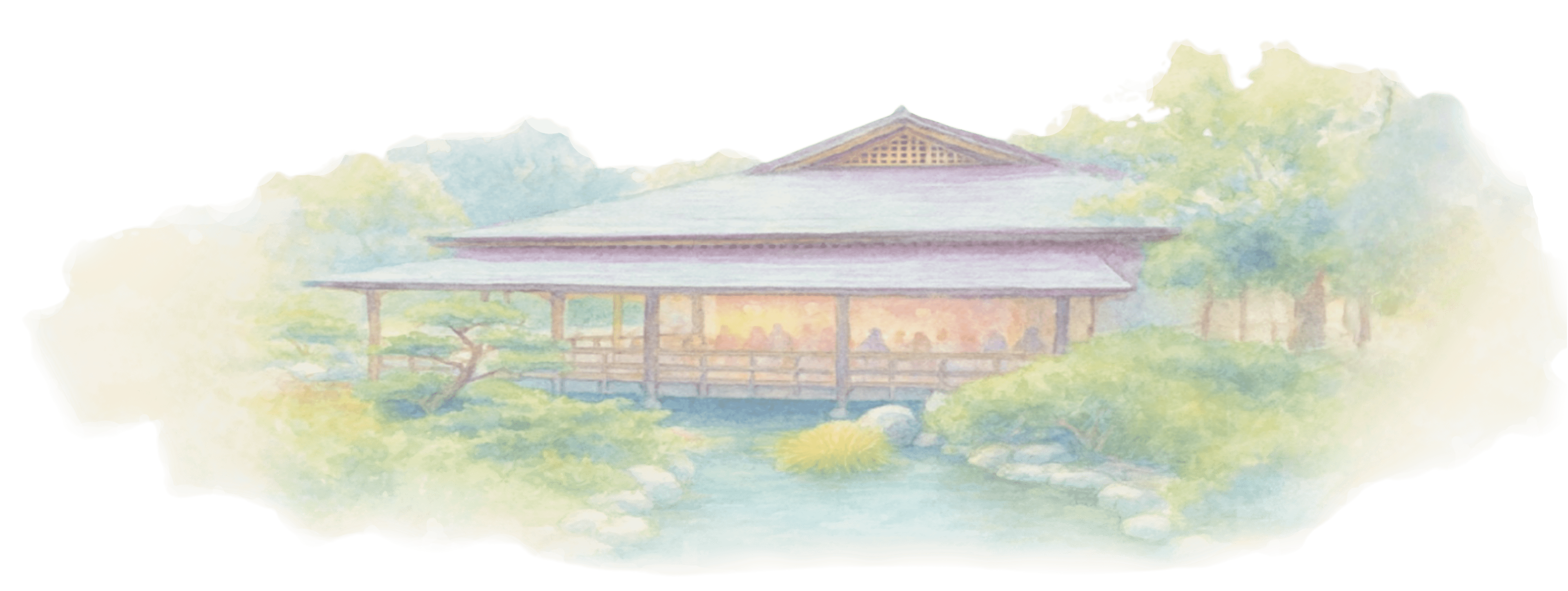 Wedding venue illustration